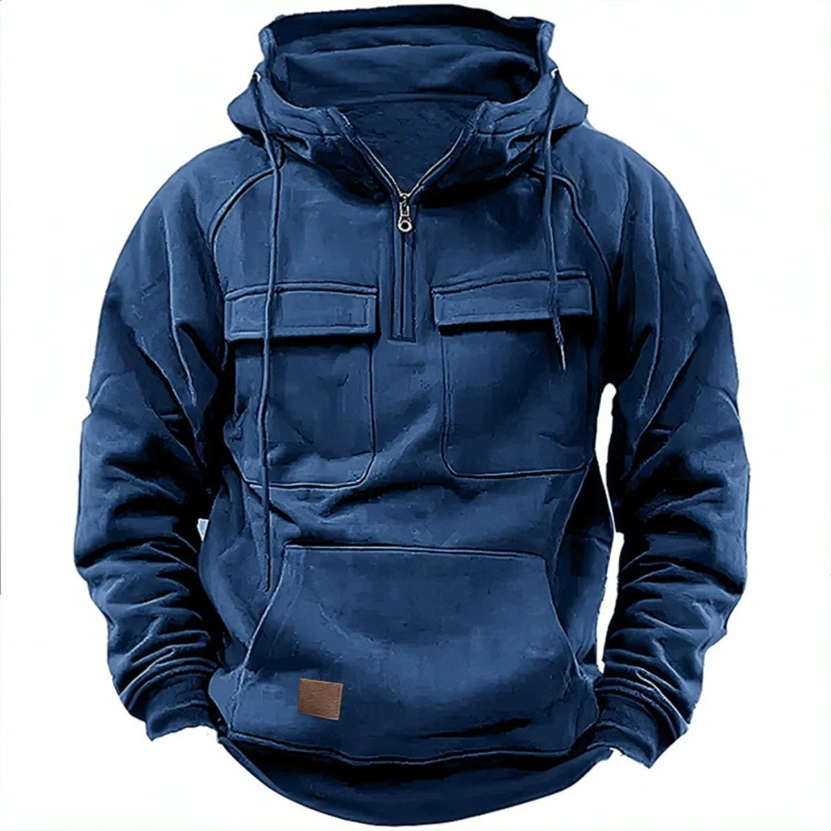 NYHET -Paul- Hoodie Herr med Flera Fickor
