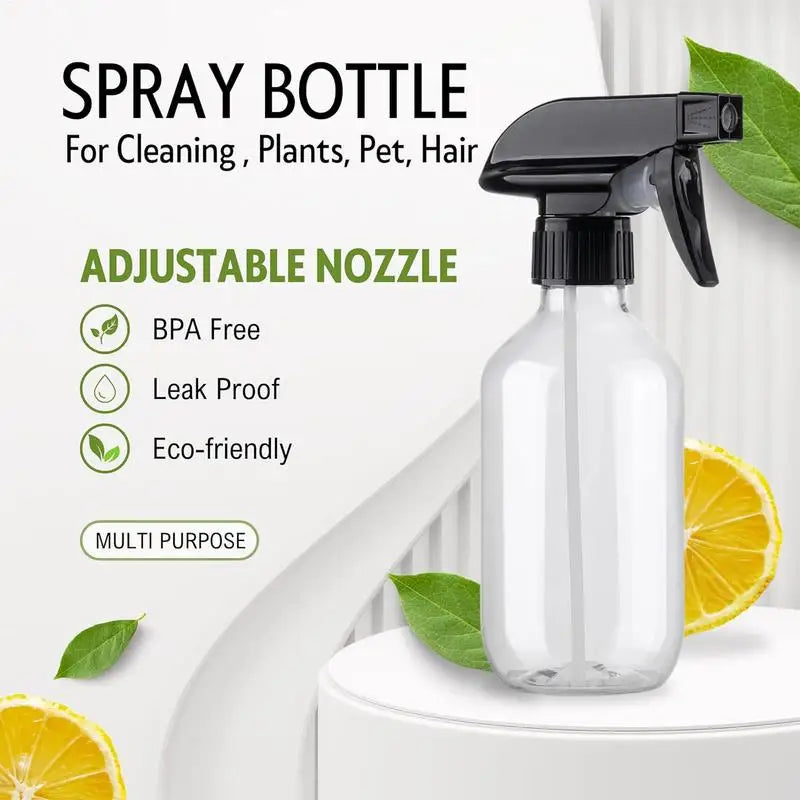 Misty-2-pack Genomskinliga Sprayflaskor 300ml - Återfyllningsbara Trädgårdssprayer