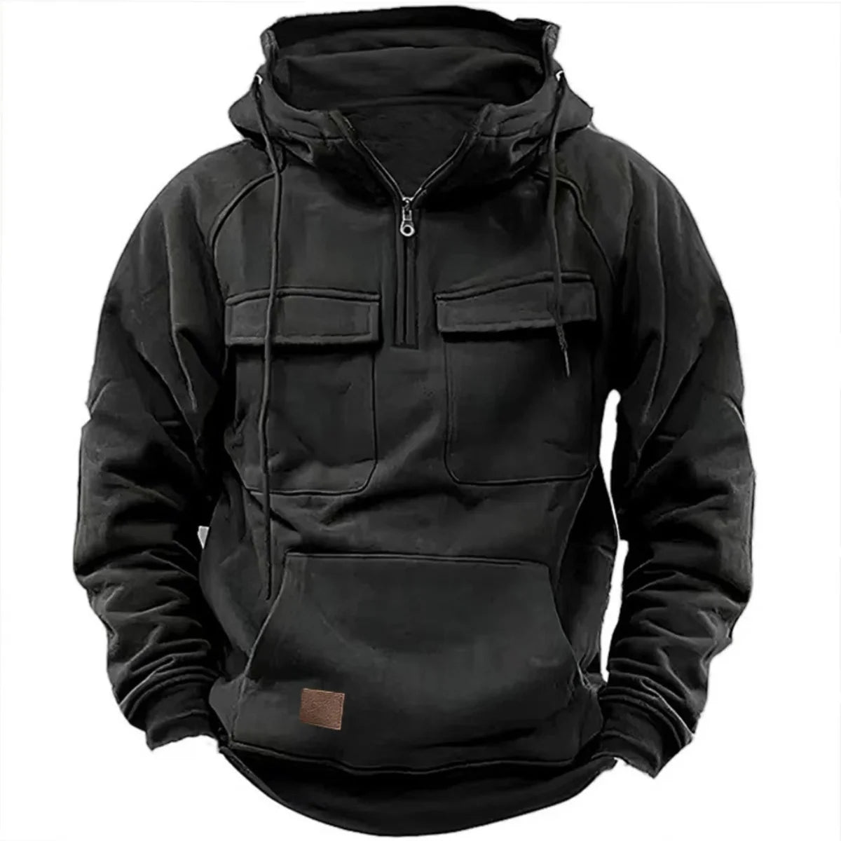 NYHET -Paul- Hoodie Herr med Flera Fickor