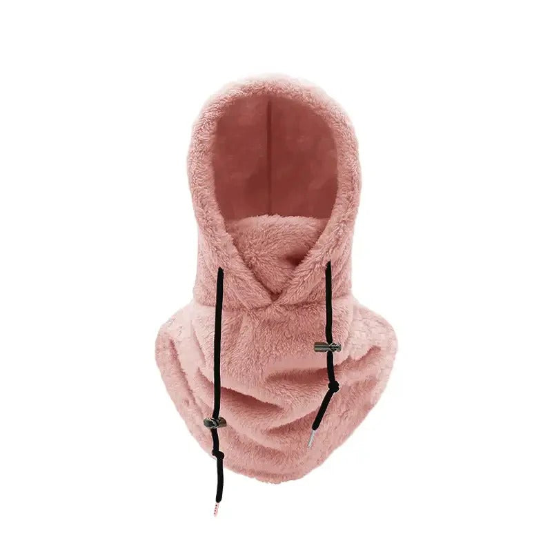 Daisy-sherpa hood i värmande fleece