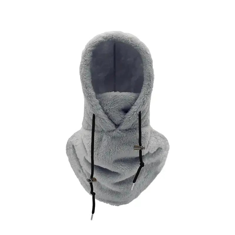 Daisy-sherpa hood i värmande fleece