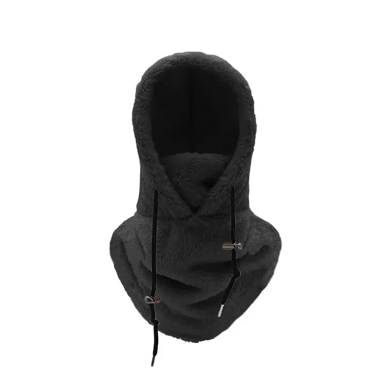 Daisy-sherpa hood i värmande fleece